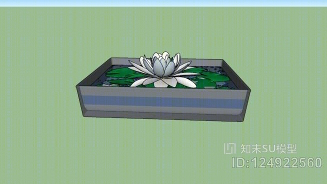 荷花SU模型下载【ID:124922560】