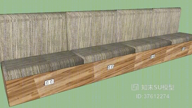多人沙发SU模型下载【ID:419322075】