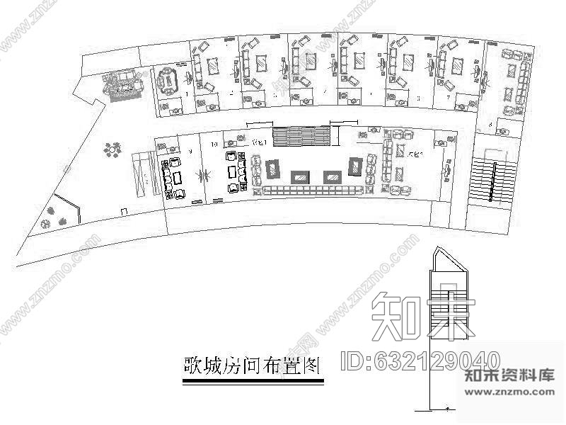 施工图某KTV歌城设计装修施工图cad施工图下载【ID:632129040】