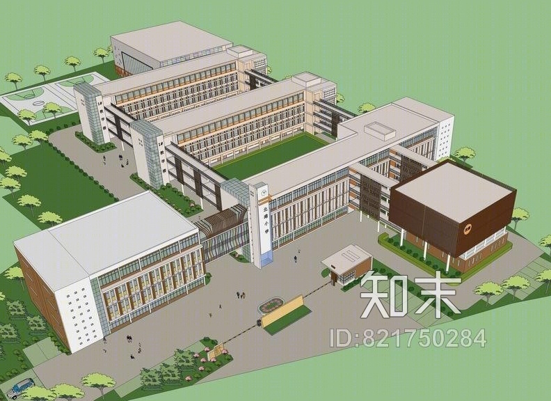 北港小学SU模型下载【ID:821750284】