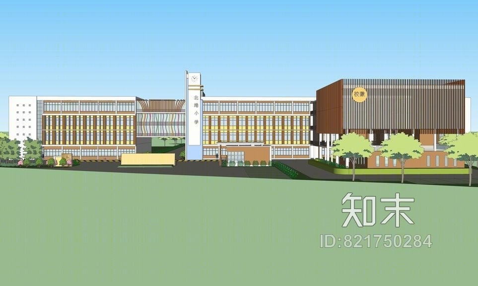 北港小学SU模型下载【ID:821750284】