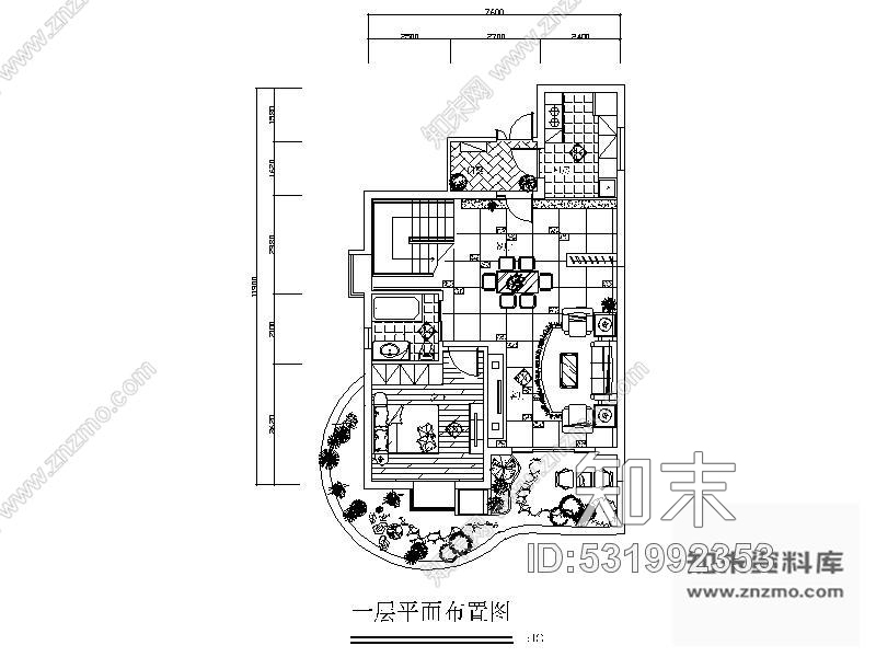 施工图现代三层别墅设计图cad施工图下载【ID:531992353】