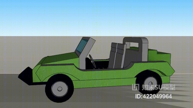 玩具车（真人大小）SU模型下载【ID:422049964】