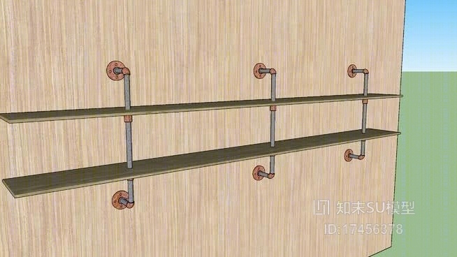 灯光架SU模型下载【ID:918004518】