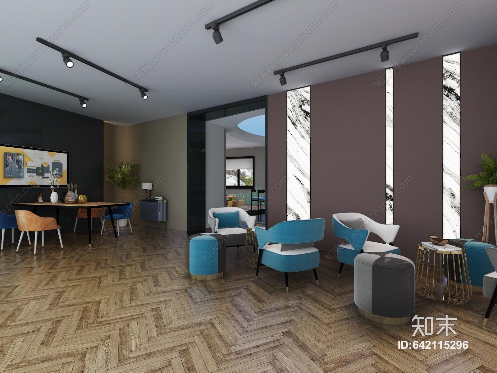 现代家具店3D模型下载【ID:642115296】