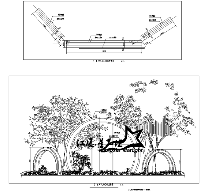 [重庆]国际化精英商务SOHO商业环境景观设计全套施工图...施工图下载【ID:165598151】