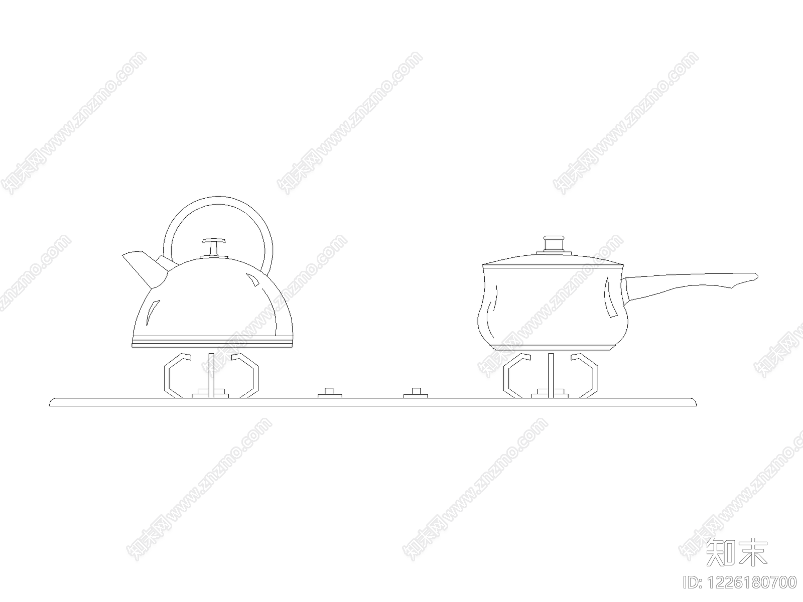 厨房设施cad施工图下载【ID:1226180700】