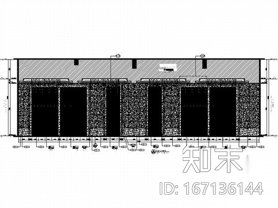 [深圳]金融中心区酒店奢华高档宴会厅装修施工图（含效果...cad施工图下载【ID:167136144】