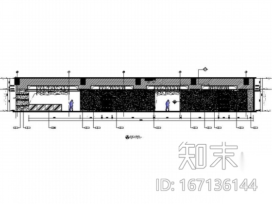 [深圳]金融中心区酒店奢华高档宴会厅装修施工图（含效果...cad施工图下载【ID:167136144】