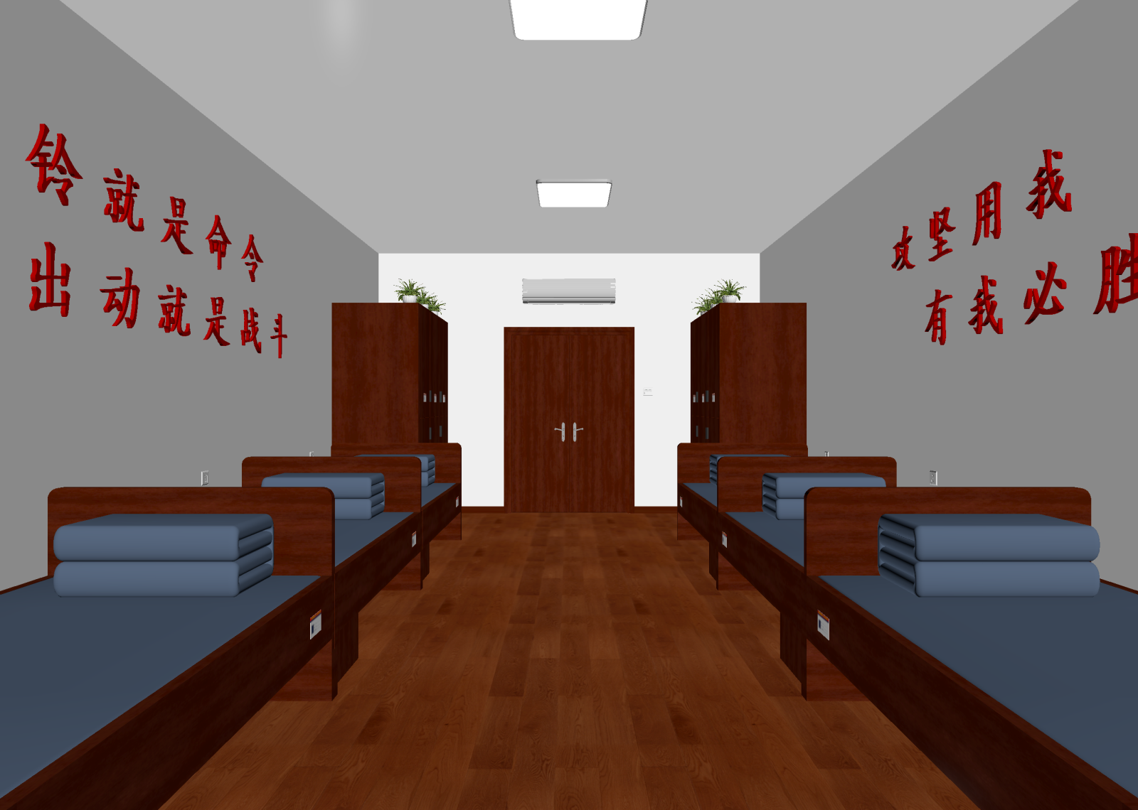 现代宿舍3D模型下载【ID:1214705227】