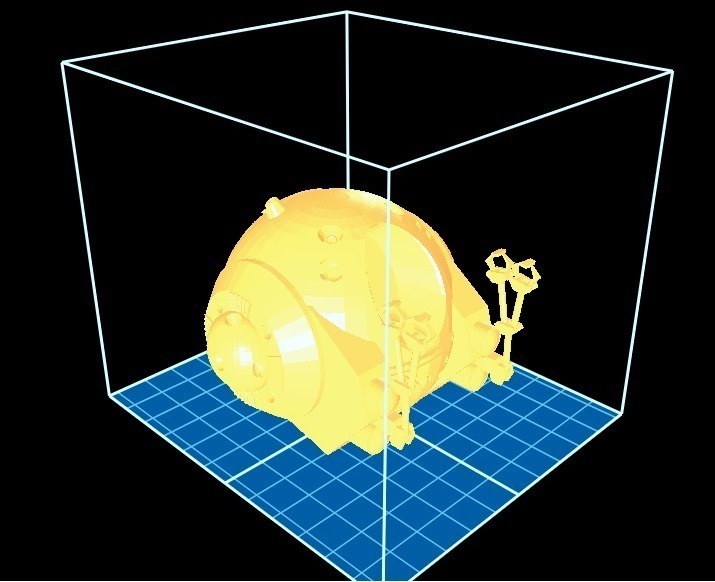 太空仓3d打印模型下载【ID:178597170】