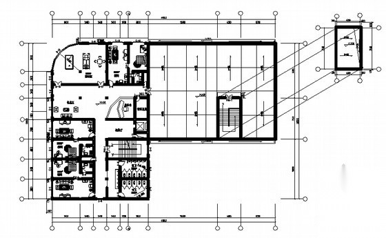 某酒店产权式公寓建筑方案图（课程设计）cad施工图下载【ID:165601111】