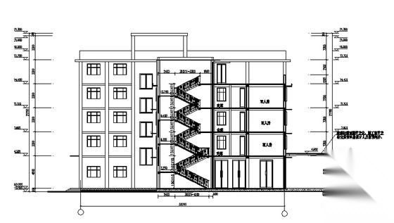 某酒店产权式公寓建筑方案图（课程设计）cad施工图下载【ID:165601111】