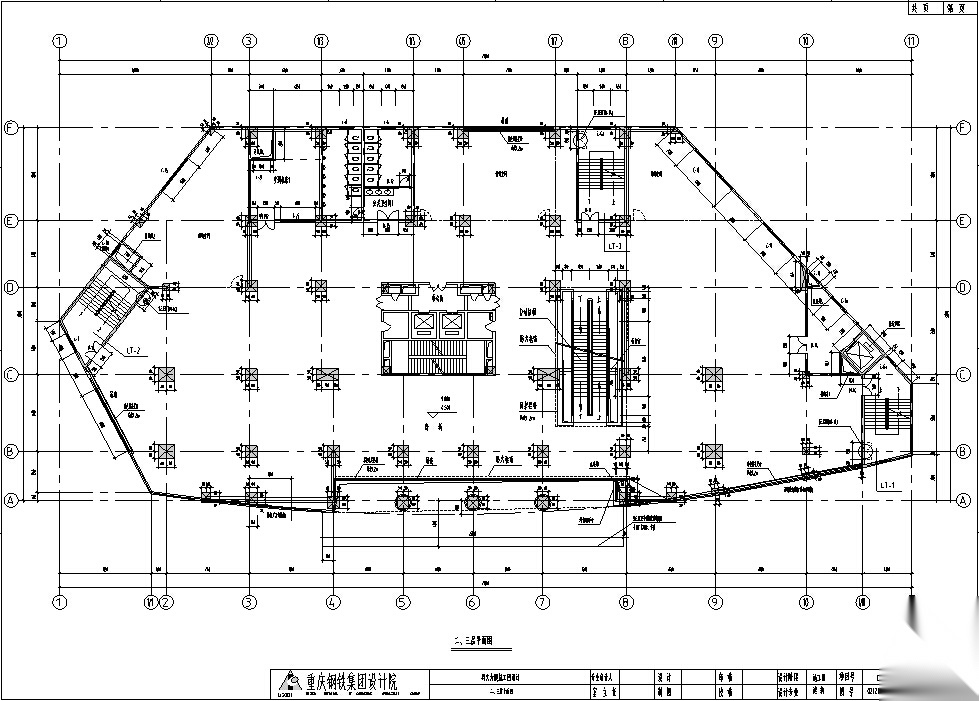 3套高层商住综合楼建筑设计施工图CADcad施工图下载【ID:167379145】