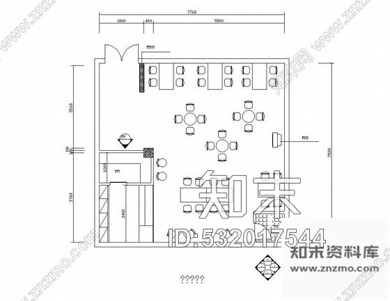 某小酒吧装修图cad施工图下载【ID:532017544】