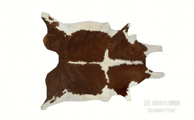 动物毛皮地毯SU模型下载【ID:96611147】