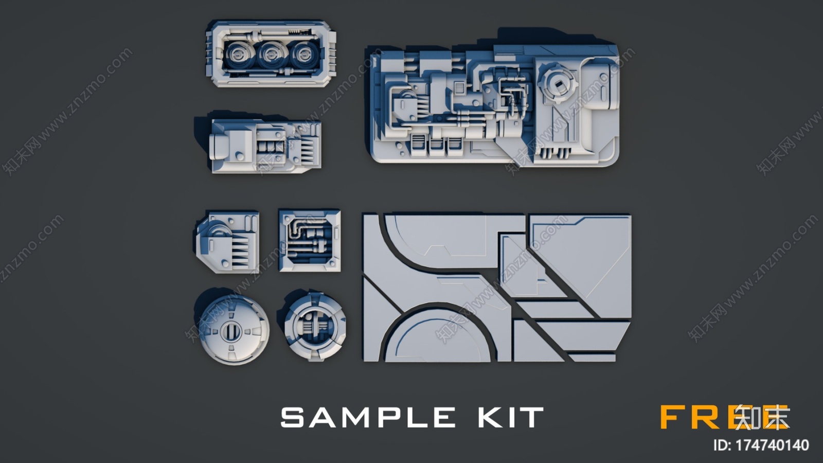 样品包CG模型下载【ID:174740140】