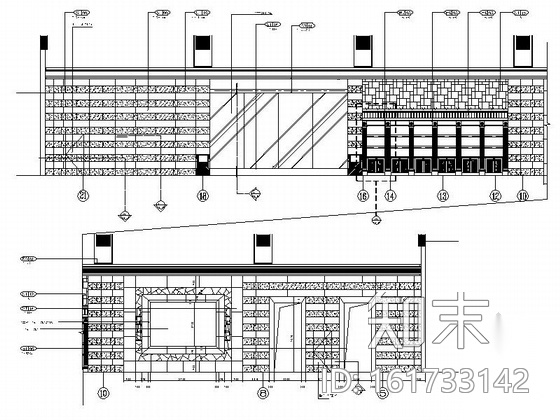 [长沙]中国十强地产投资集团欧式风情售楼处装修施工图cad施工图下载【ID:161733142】