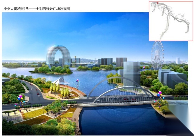 [辽宁]“一纵五横”水系景观概念性规划设计cad施工图下载【ID:161022106】