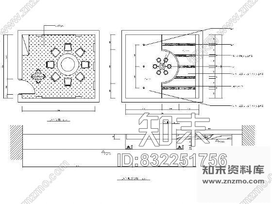 图块/节点餐厅包房详图Ⅰcad施工图下载【ID:832251756】