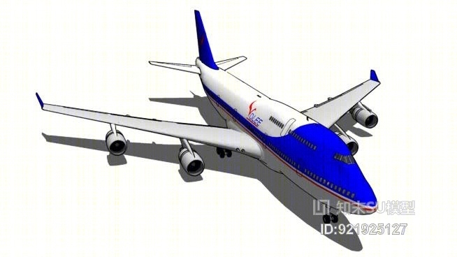 飞机SU模型下载【ID:921925127】