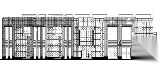 华港花园三期裙楼建筑施工图cad施工图下载【ID:151463165】