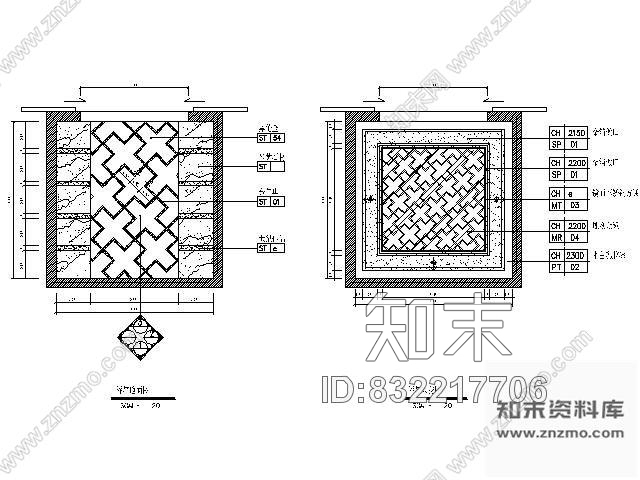 图块/节点酒店电梯桥箱施详图cad施工图下载【ID:832217706】