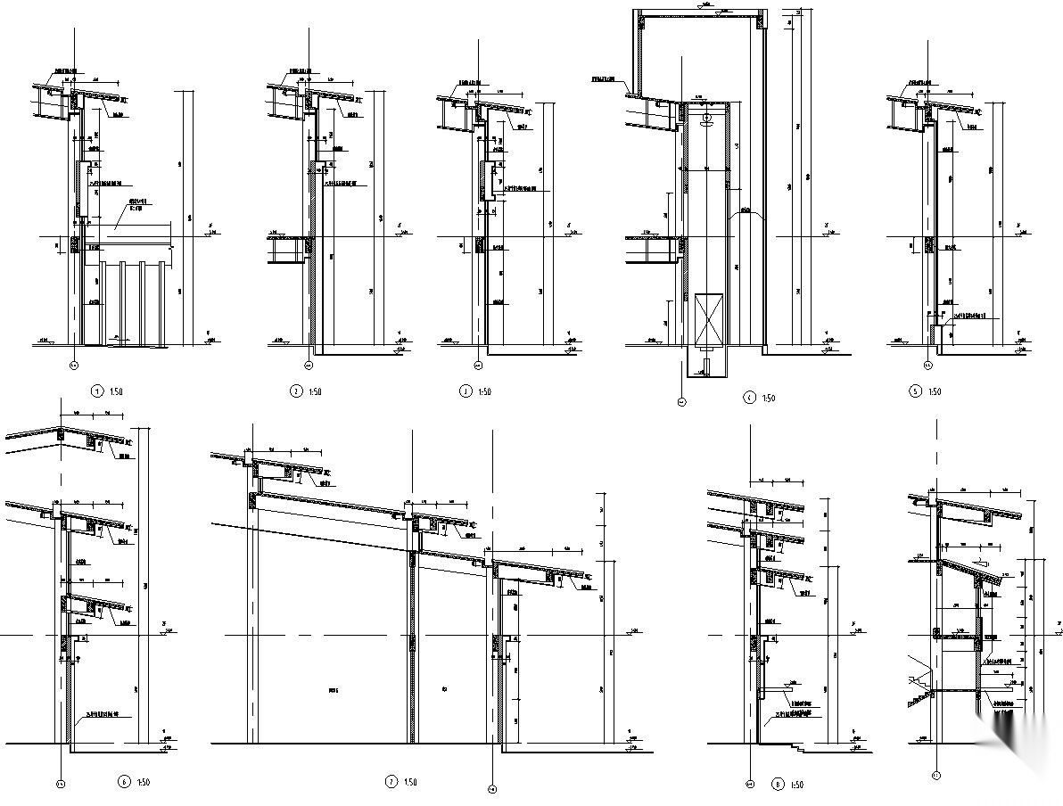 [浙江]温州雁荡山游人中心给园林建筑施工图设计（建筑节...施工图下载【ID:161043182】