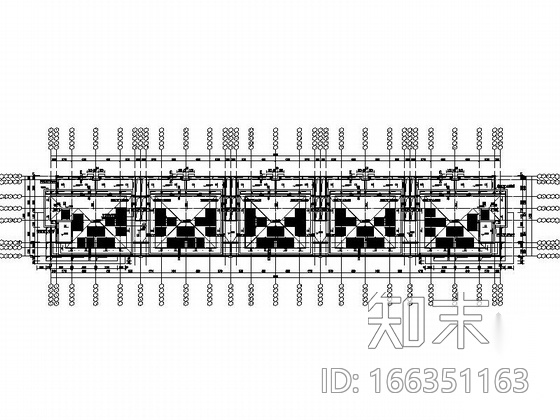 [毕业设计]八层洋房别墅住宅区规划设计施工图cad施工图下载【ID:166351163】