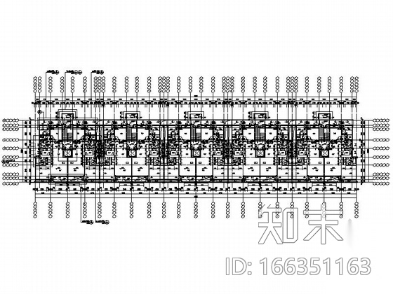 [毕业设计]八层洋房别墅住宅区规划设计施工图cad施工图下载【ID:166351163】