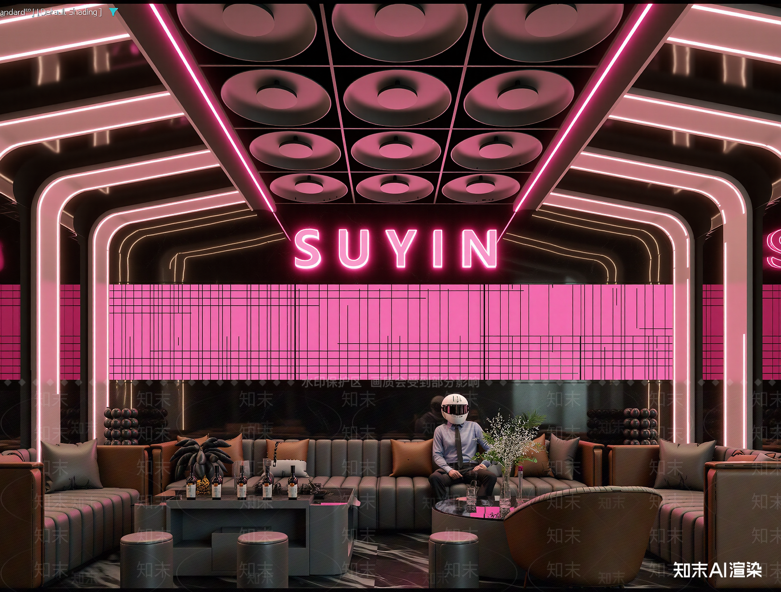 现代酒吧3D模型下载【ID:1213920620】