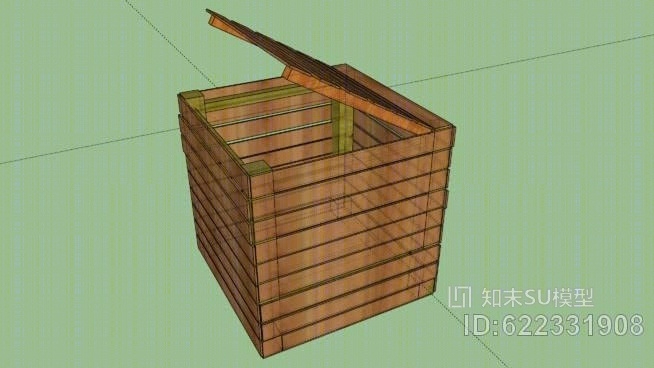 堆肥箱SU模型下载【ID:622331908】