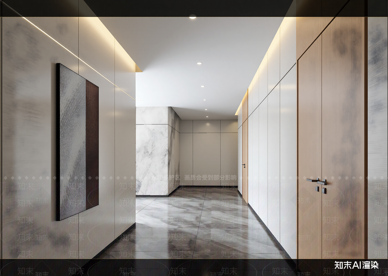 现代走廊3D模型下载【ID:1214708938】