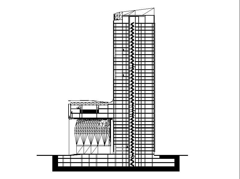 [江苏]超高层多功能办公商业综合体建筑施工图施工图下载【ID:151408149】
