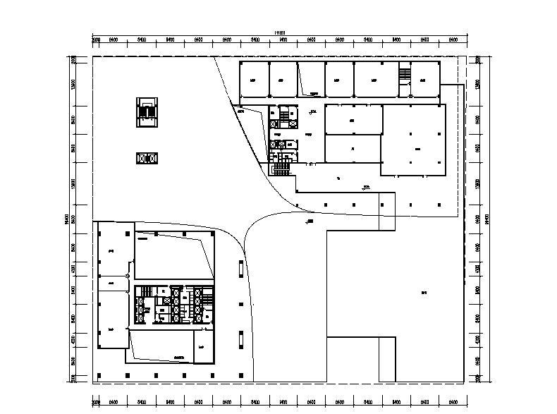 [江苏]超高层多功能办公商业综合体建筑施工图cad施工图下载【ID:151408149】