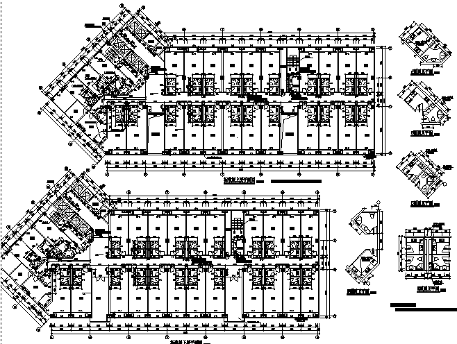 高层黄金海岸商住综合楼施工图cad施工图下载【ID:151480186】