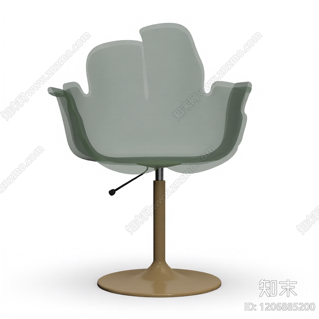 现代单人扶手椅3D模型下载【ID:1206885200】