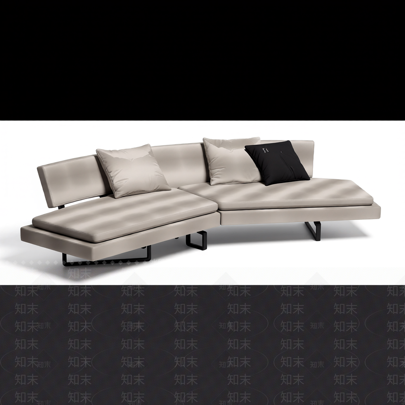 现代弧形沙发组合3D模型下载【ID:1206185552】