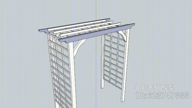 园林格子SU模型下载【ID:623747888】