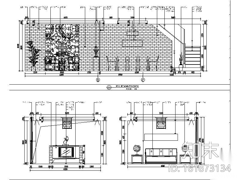 某地区三层别墅施工图cad施工图下载【ID:161873134】