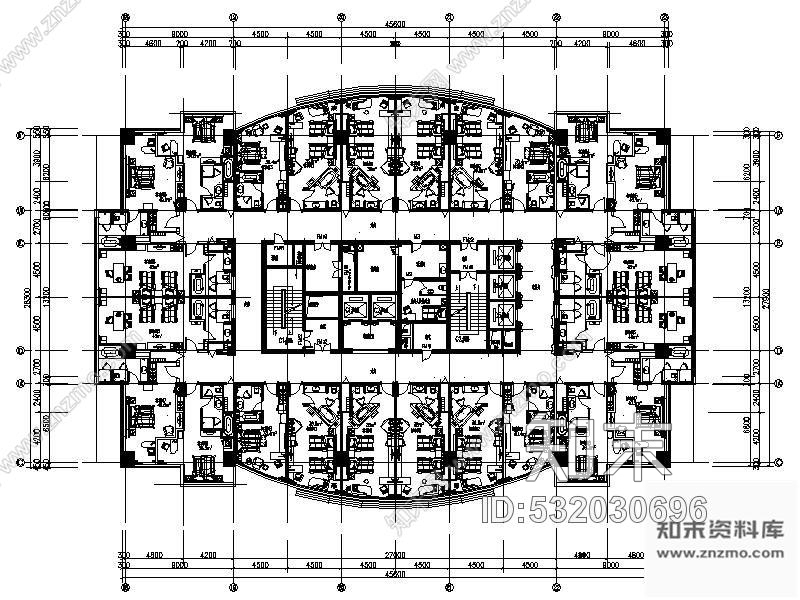 施工图山西某星级酒店装修图装饰+效果+排水+电气施工图下载【ID:532030696】