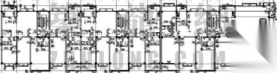 某单位宿舍公寓楼建筑施工图cad施工图下载【ID:166196149】