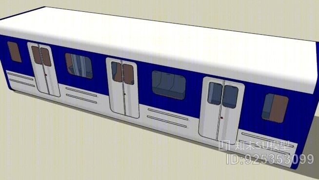 青花地铁（家具）SU模型下载【ID:925353099】