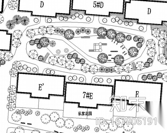 居住小区环境景观设计图施工图下载【ID:167906191】