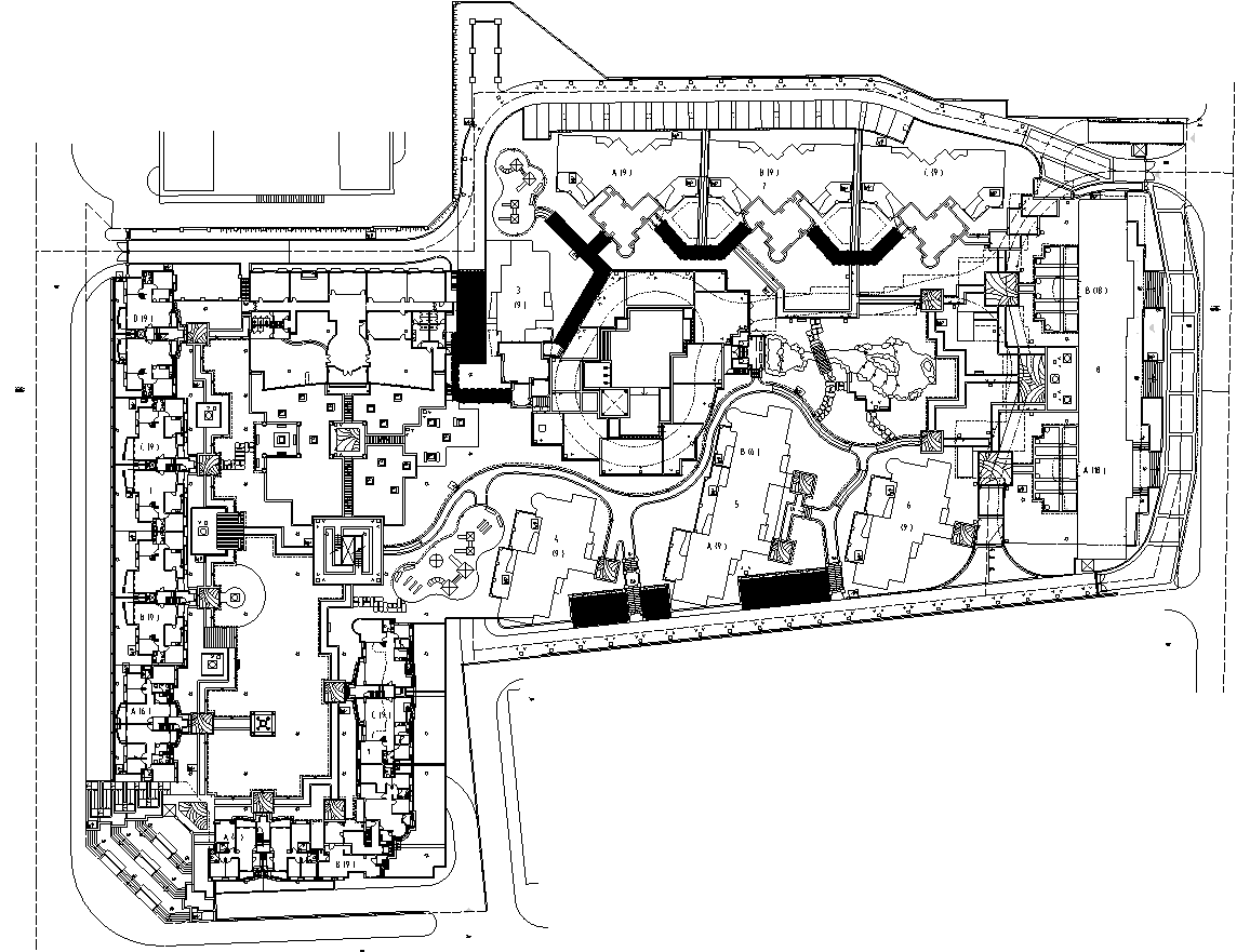 [广东]某雍翠府景观施工图设计全套（包含现场图片+CAD）施工图下载【ID:161081145】