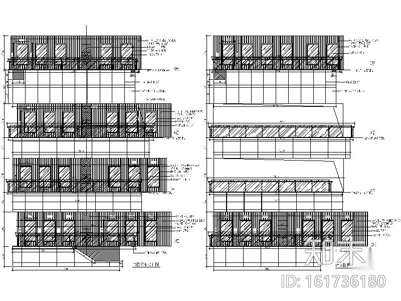 [辽宁]某大型百货商场室内扶梯装修图cad施工图下载【ID:161736180】