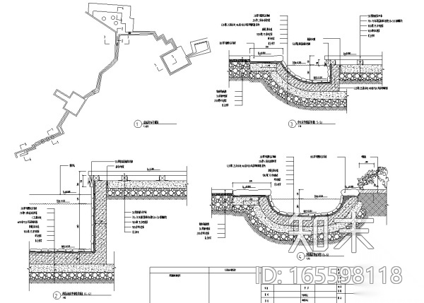 [浙江]特色商业街全套环境景观施工图cad施工图下载【ID:165598118】