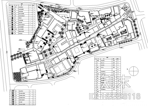 [浙江]特色商业街全套环境景观施工图cad施工图下载【ID:165598118】