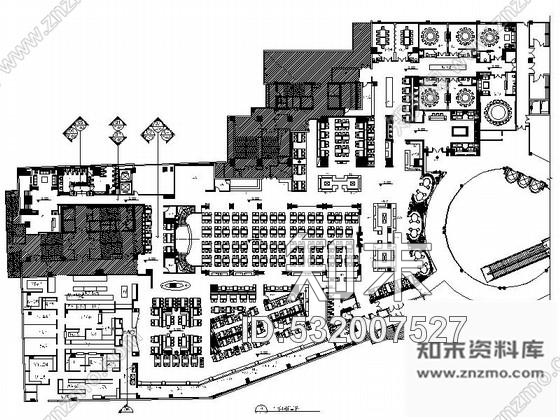 施工图沈阳某连锁豪华餐厅室内装修施工图cad施工图下载【ID:532007527】