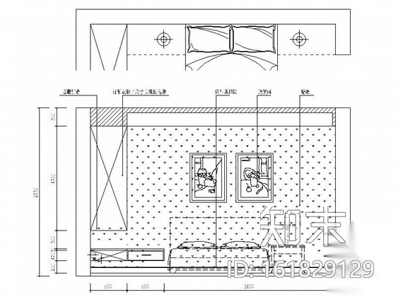 [苏州]城市繁华之心现代时尚两居室装修施工图（含实景）cad施工图下载【ID:161829129】